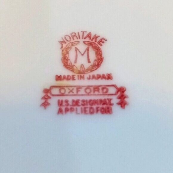 Vintage Noritake OXFORD Covered Oval Vegetable Serving Dish with Gold Trim - Picture 8 of 11